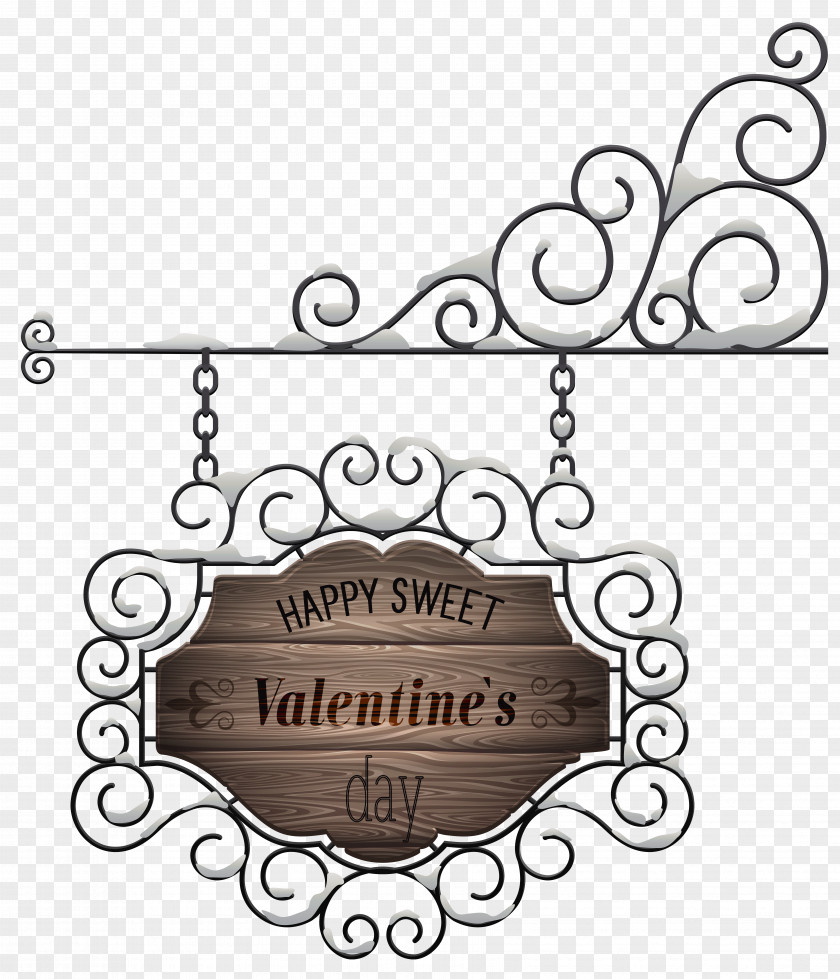 Happy Valentine's Day Sign Transparent PNG Clip Art Image PNG
