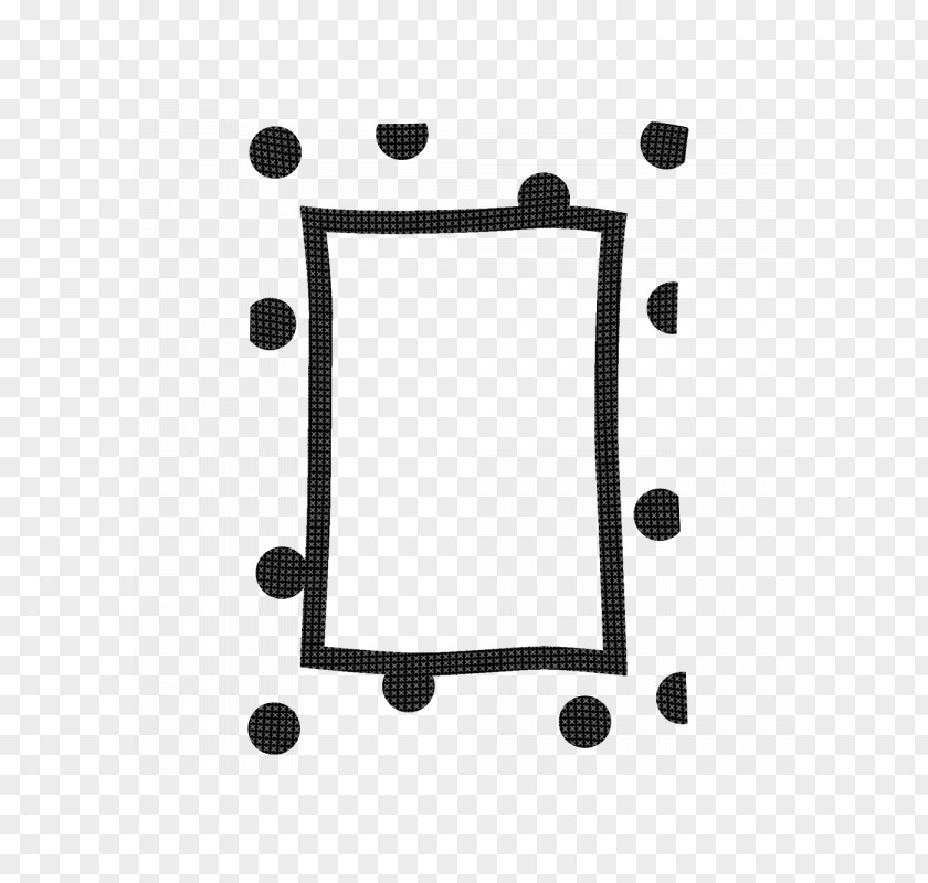 Picture Frame Black M Background PNG