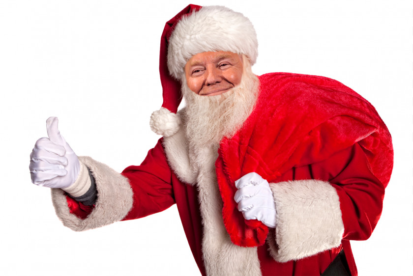 Santa Claus The Clause Christmas Thumb Signal PNG