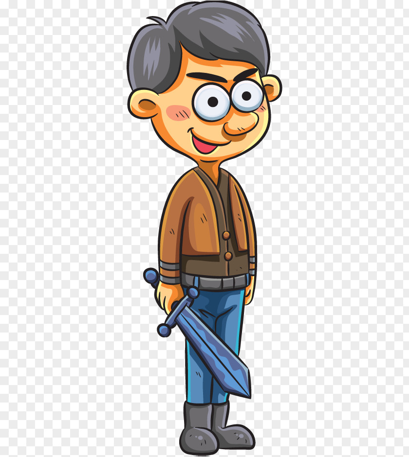 Shopping People Cartoon Sword Clip Art PNG