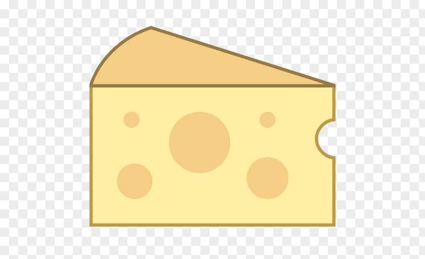 Cheese Yellow Angle Circle Brown PNG