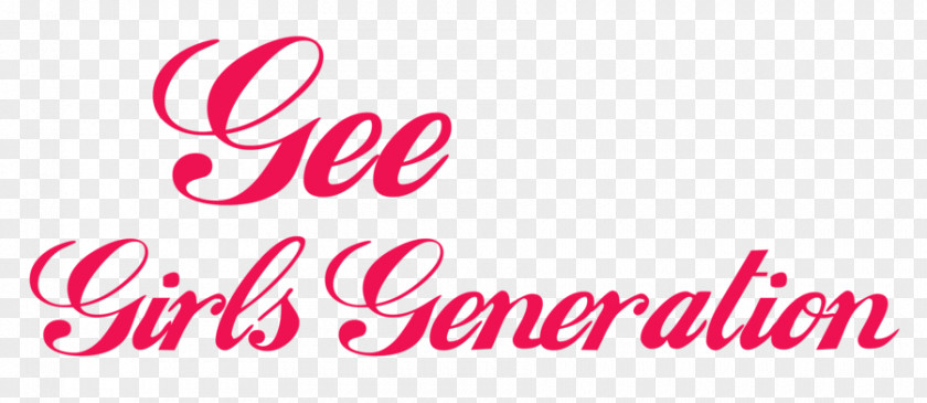 Girls Generation Logo Gee Love Font Clip Art PNG