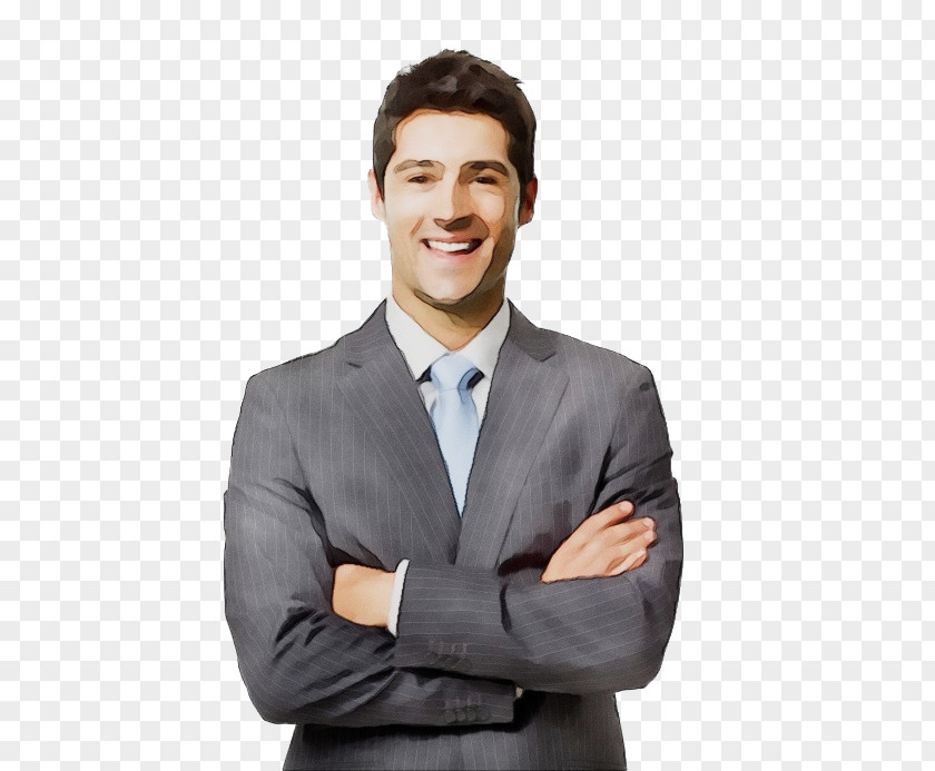 Recruiter Smile Watercolor Business PNG