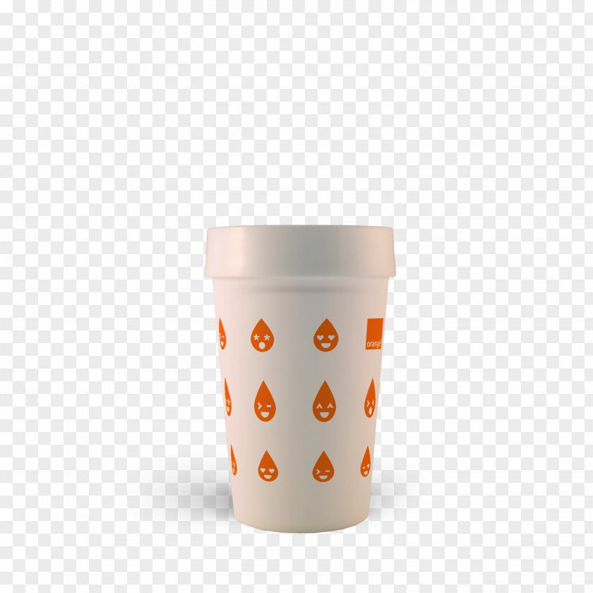 Beige Porcelain Beaker Cartoon PNG