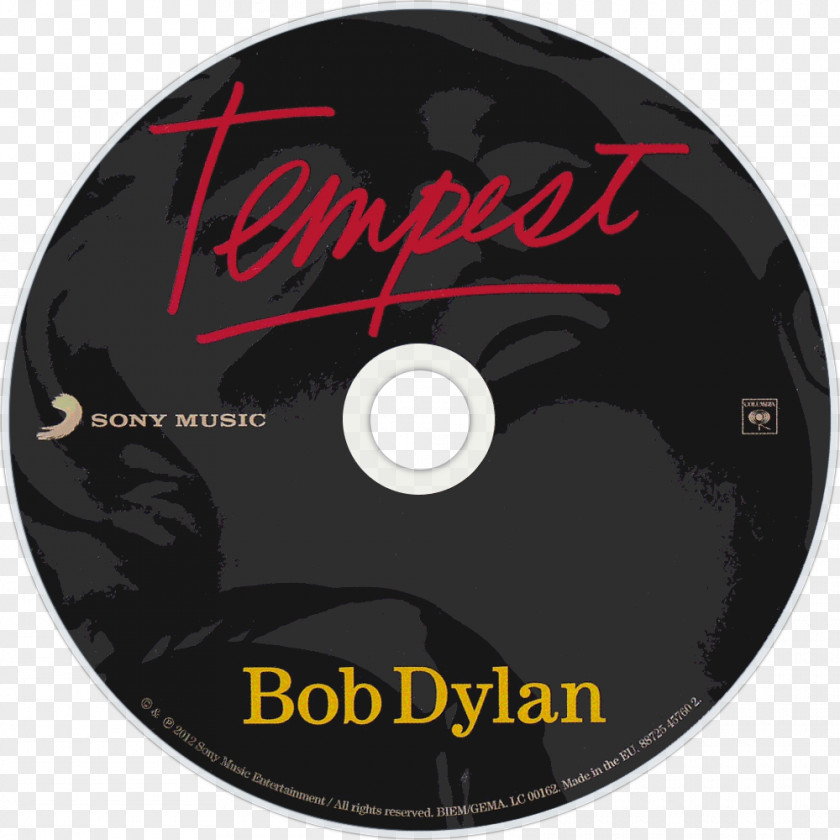 Bob Dylan Compact Disc Tempest Phonograph Record Album PNG