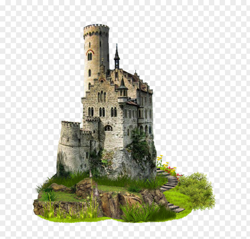 CASTILLOS Lichtenstein Castle Clip Art PNG