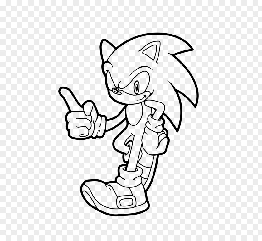 Hand Drawn Tour Sonic And The Secret Rings Metal Hedgehog Line Art Drawing PNG