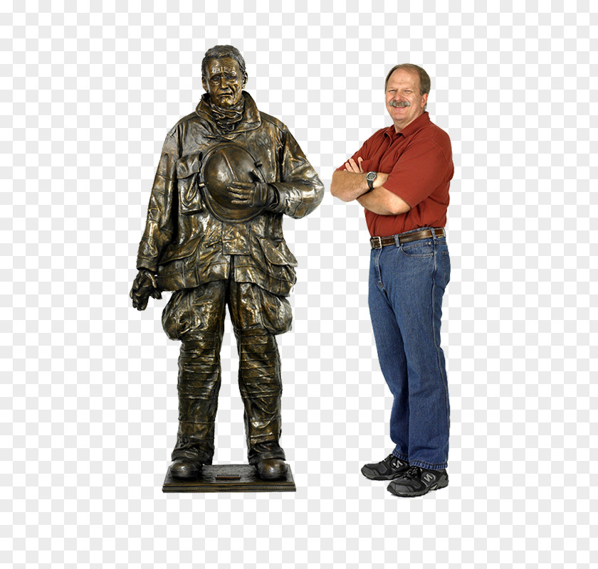 Houston Fire Ambulance Paramedic Statue Figurine PNG
