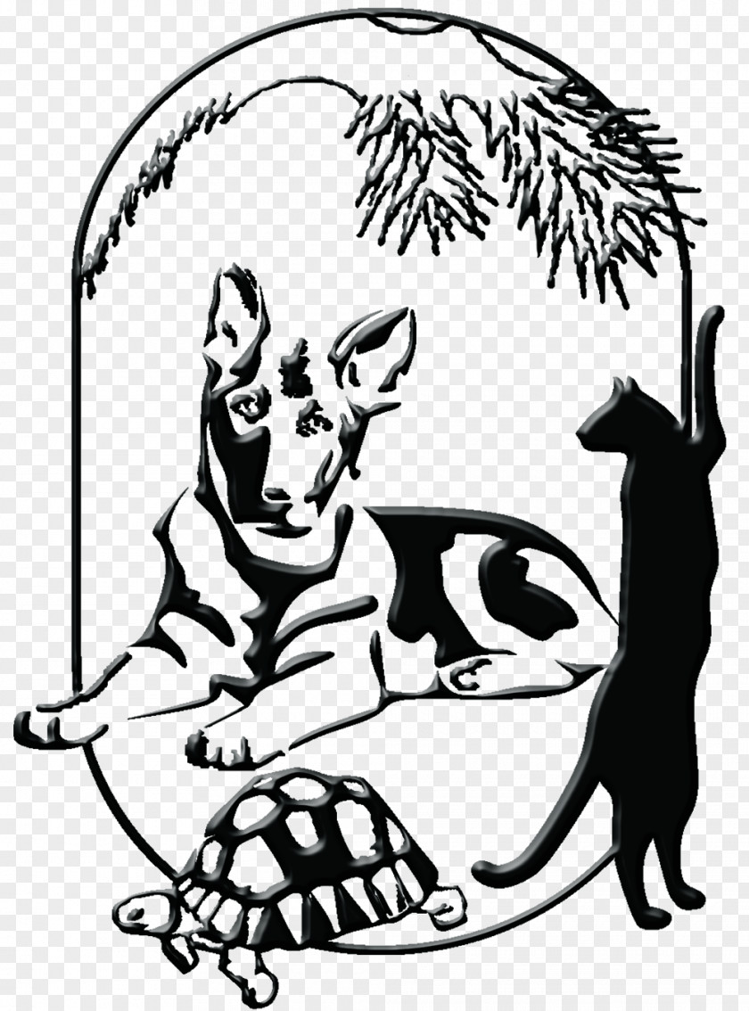 Laser Treatment Canidae Dog Line Art Clip PNG