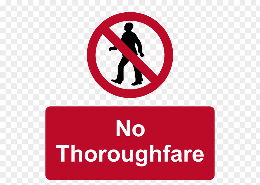 No Thru Traffic Signs Caution Logo Signage Clip Art Brand PNG