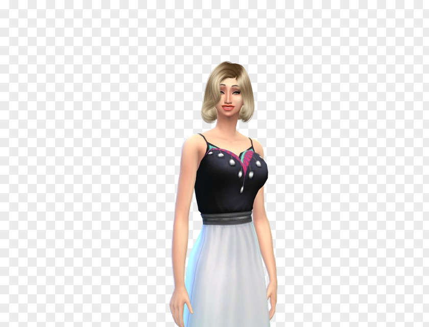Sims 4 Download Cocktail Dress Shoulder Sleeve PNG