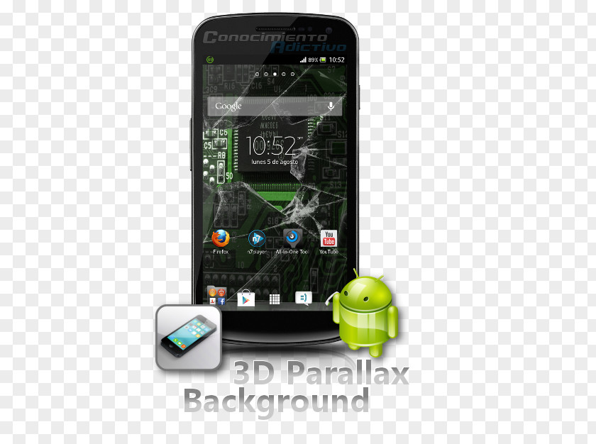 3d Wall Smartphone Feature Phone Handheld Devices Multimedia PNG