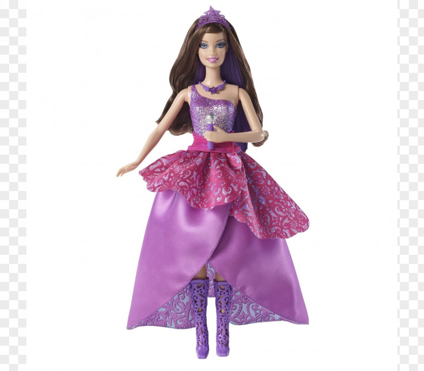 Barbie Popstar Keira Doll Princess Tori Toy PNG