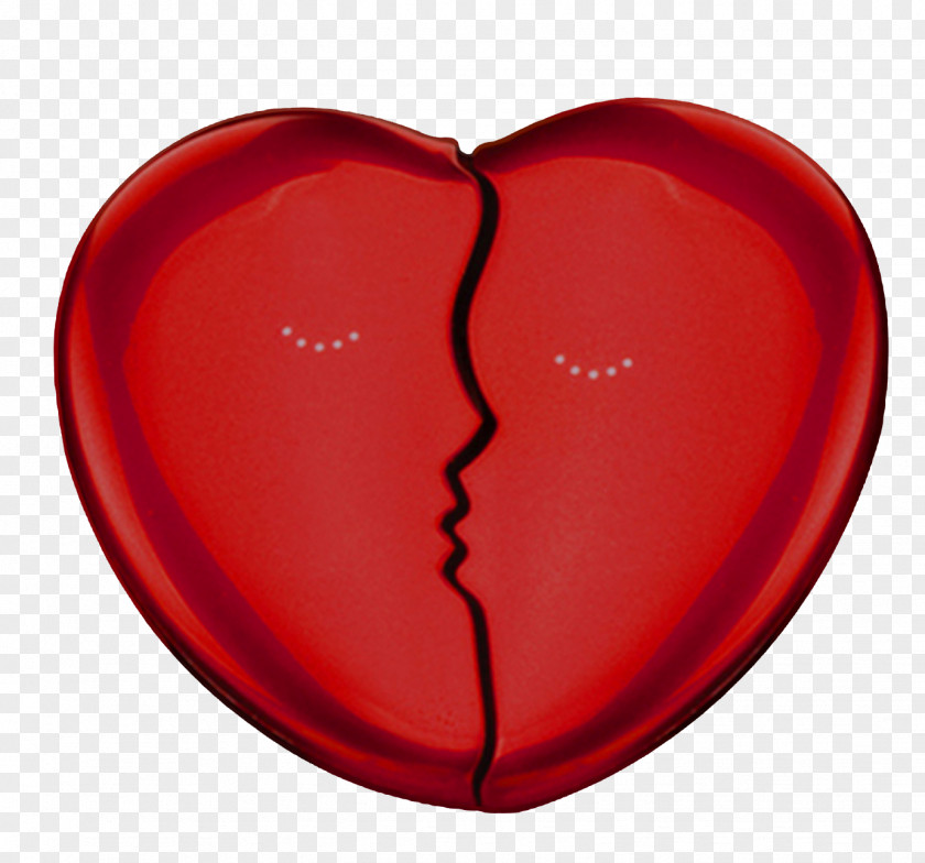 Ice Heart Love Valentine's Day Red February 14 PNG