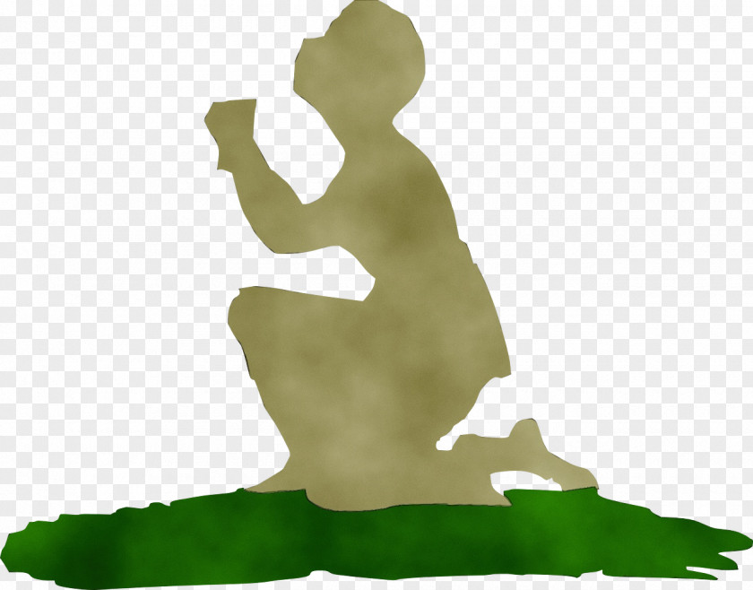 Muscle Balance Green Figurine Arm Kneeling Physical Fitness PNG