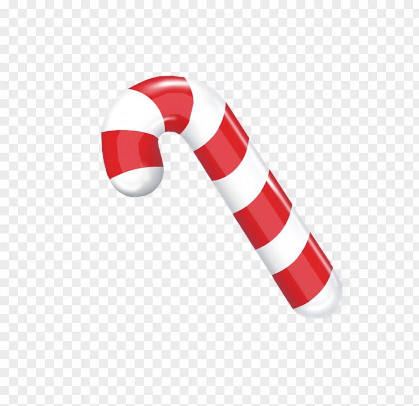 Red And White Striped Candy Cane Christmas Clip Art PNG