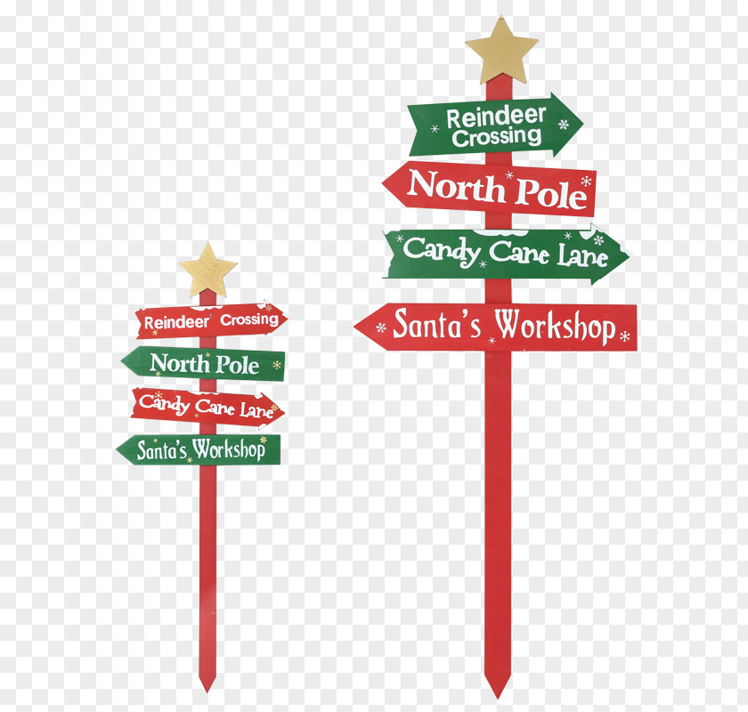 Street Sign Holiday Ornament PNG