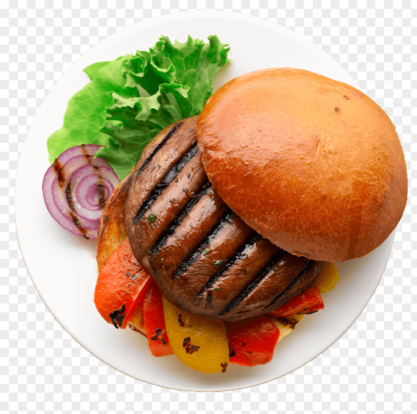 Breakfast Buffalo Burger Cheeseburger Full Veggie PNG