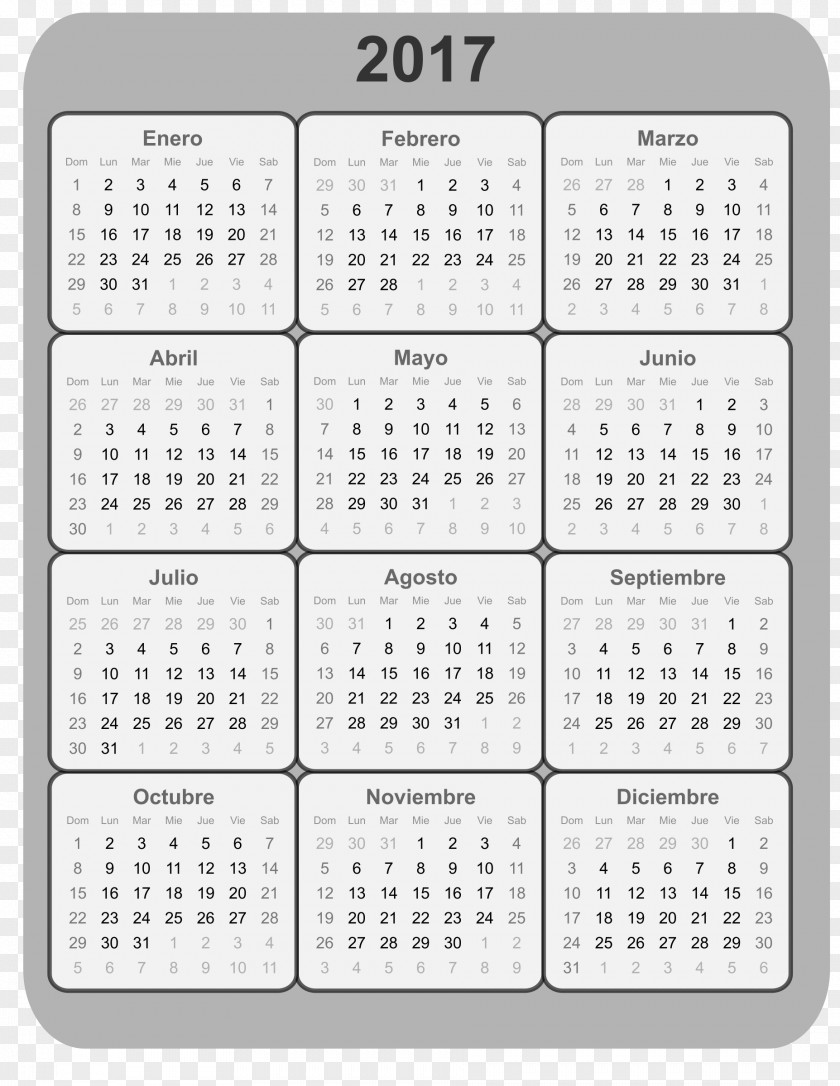 Calendario Calendar Web Template 2018 MINI Cooper Time PNG