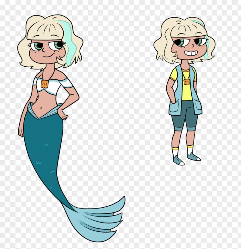 Forcess Marco Diaz Mermaid YouTube English PNG