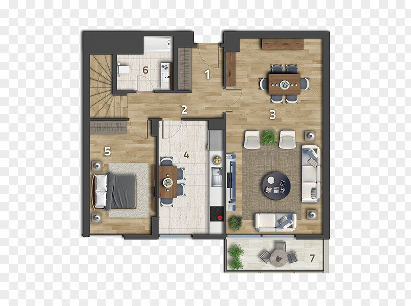 House Floor Plan Architecture Architectural Apartment PNG