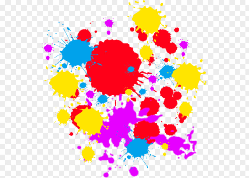 Paint Splatter Colorful Aerosol Spray Painting Color PNG