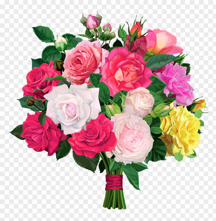 Rose Bouquet Transparent Clipart Flower Clip Art PNG