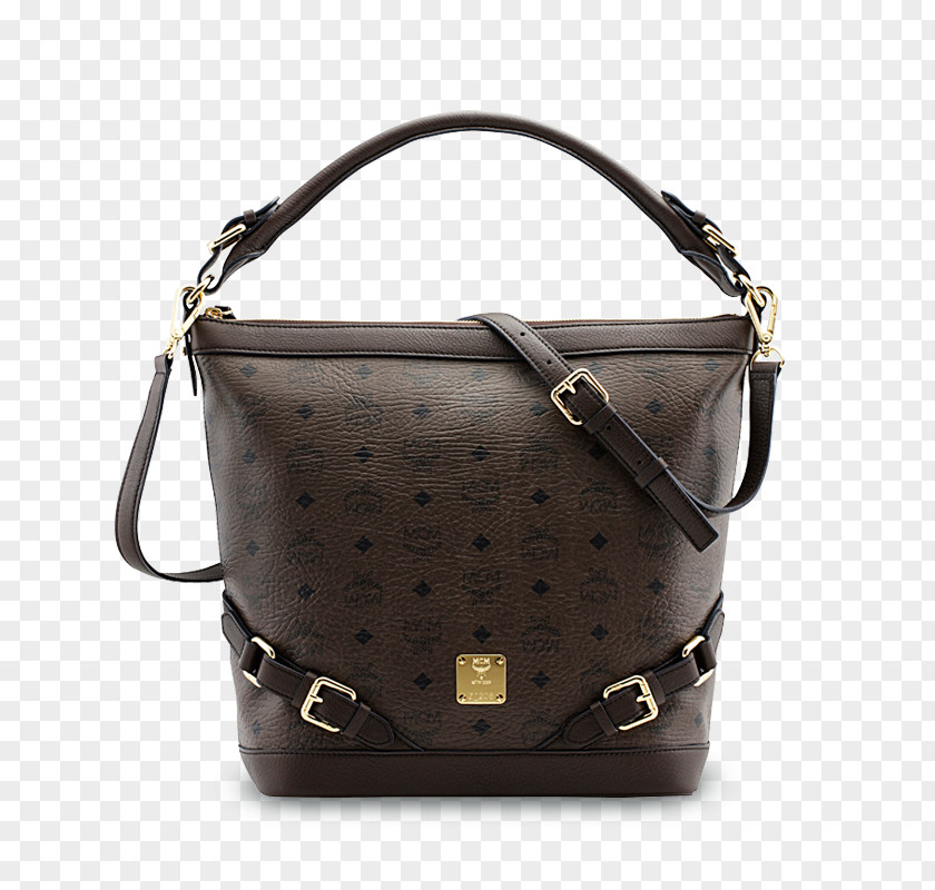 Bag Hobo Leather MCM Worldwide Handbag PNG