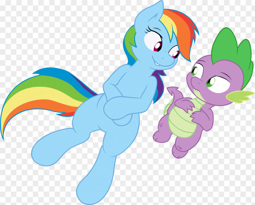 My Little Pony Spike Rainbow Dash Pinkie Pie Rarity PNG