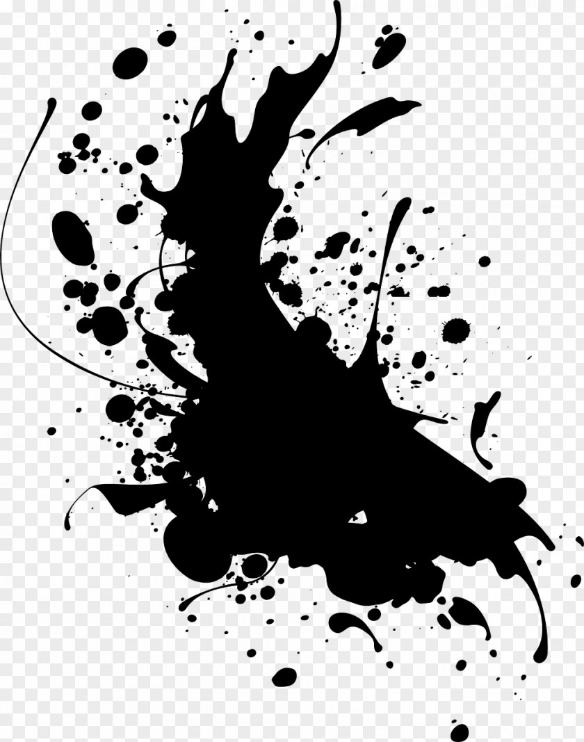 Paint Darkness Ink Clip Art PNG