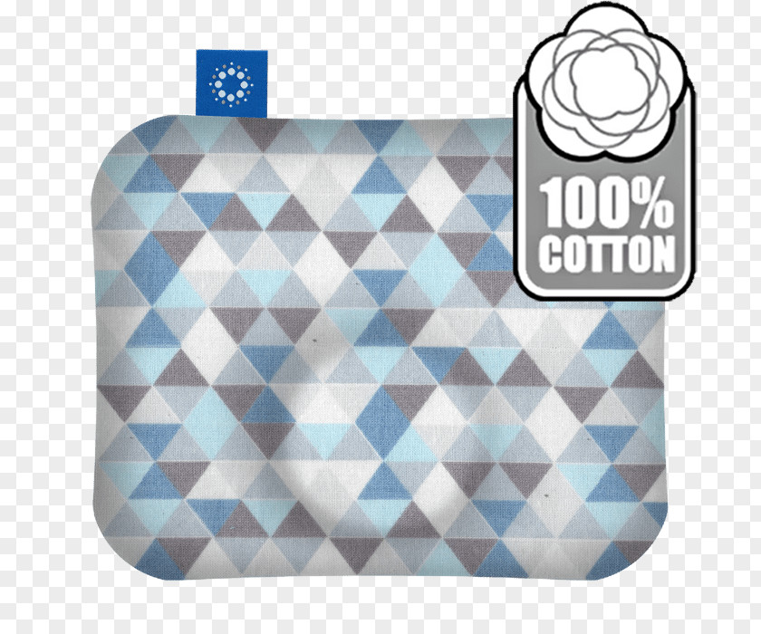Pillow Head Plagiocephaly Triangle Blue PNG