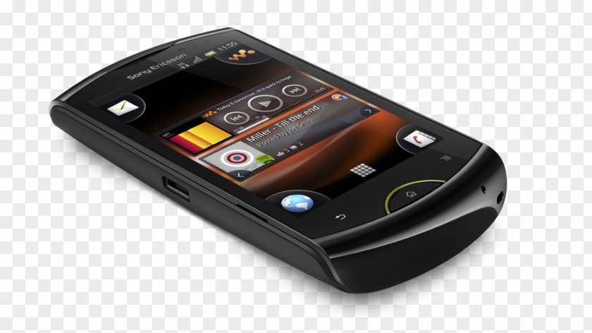 WhiteUnlockedGSM Sony Mobile AndroidEricsson Phone Ericsson Live With Walkman PNG