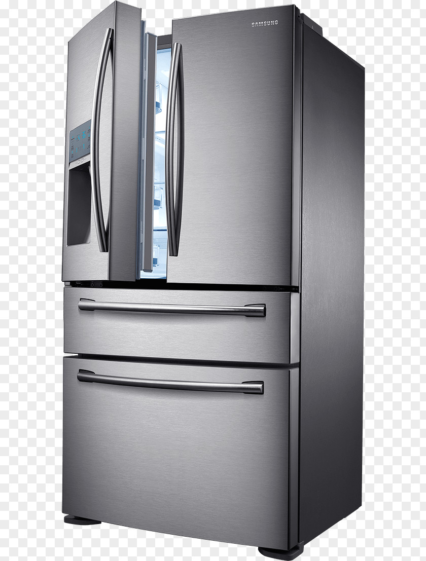 Cute French Sayings Food Refrigerator Freezers Door Samsung RF24FSEDB Stainless Steel PNG