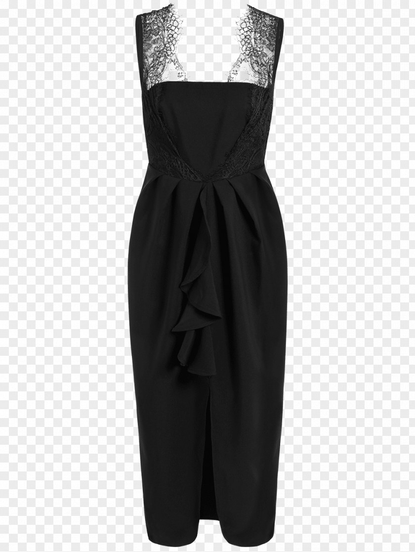 Formal Maxi Dresses Little Black Dress Karen Millen Lace Peplum Clothing PNG