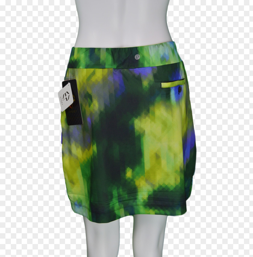 Swimming Swim Briefs Skirt Green Waist PNG