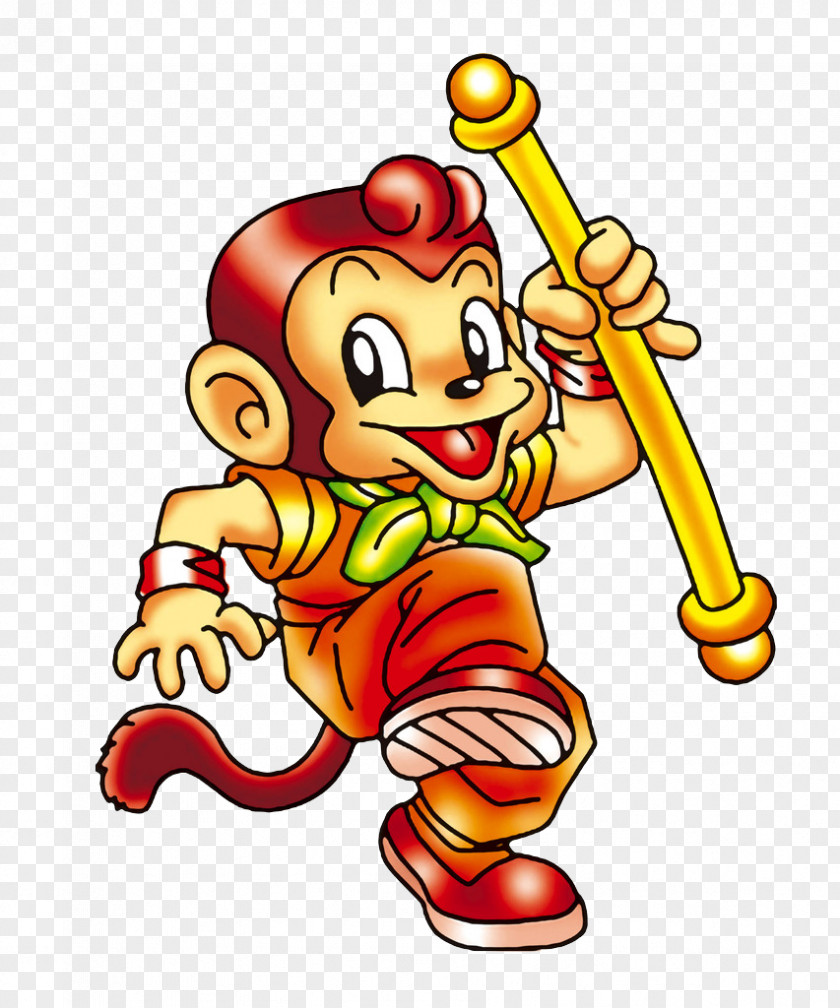 Cute Monkey Sun Wukong Journey To The West PNG