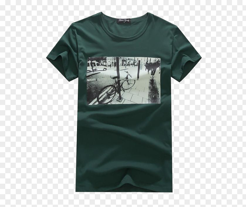 Green T-shirts T-shirt Hoodie Top Fashion PNG