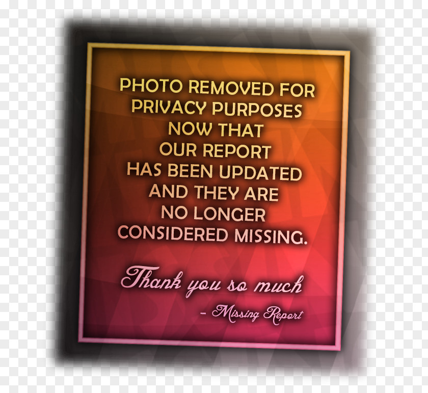 Missing Persons Wellsville Photograph Image Commemorative Plaque Font PNG