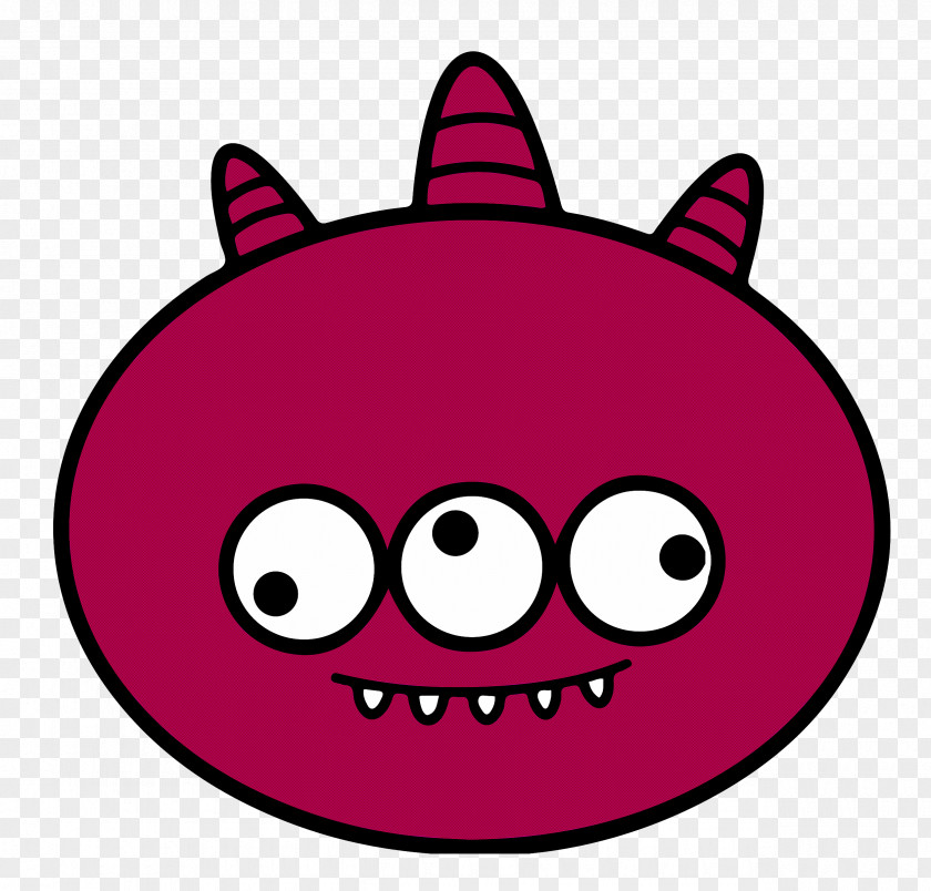 Monster Head Halloween PNG