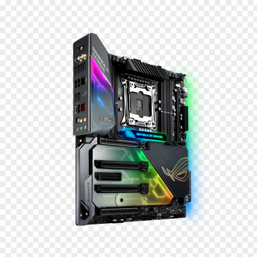 MotherboardExtended ATXLGA2066 SocketX299LGA2066 SocketIntel Intel X299 LGA 2066 ROG GAMING MOTHERBOARD RAMPAGE VI APEX ASUS EXTREME PNG