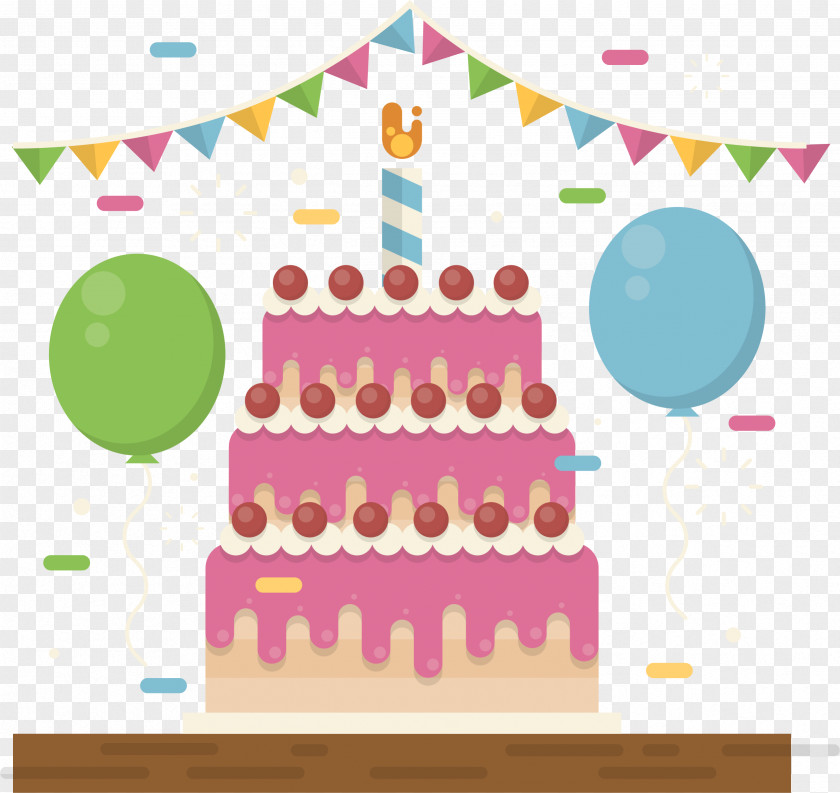 Pink Cake Angel Food PNG