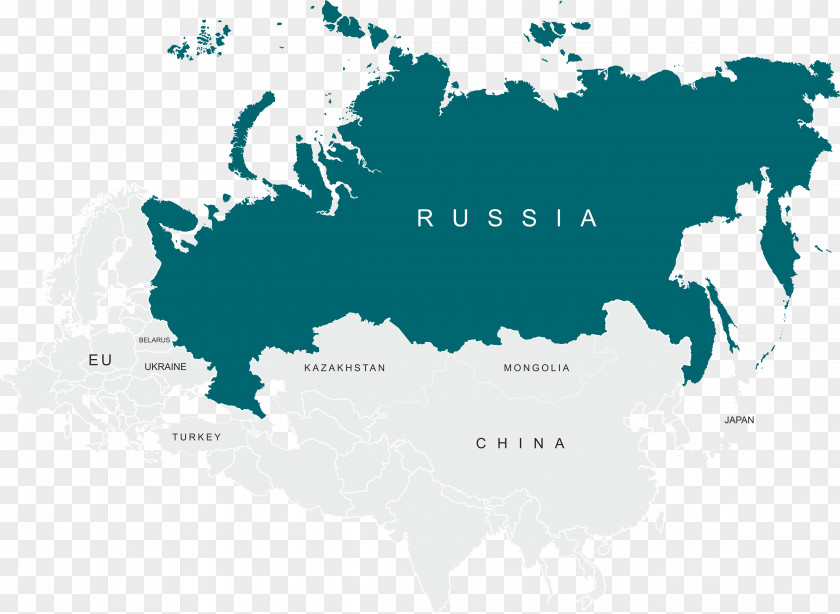 Russia World Map Globe PNG