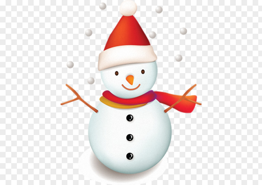 Snowman Ded Moroz Christmas Ornament PNG
