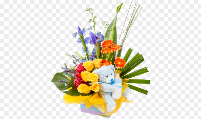 Welcome Baby Boy Floral Design Cut Flowers Flower Bouquet PNG
