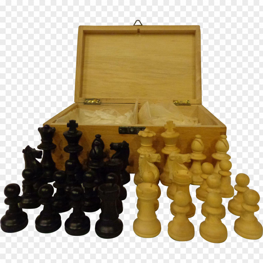 Wooden Box Combination Chess Board Game PNG