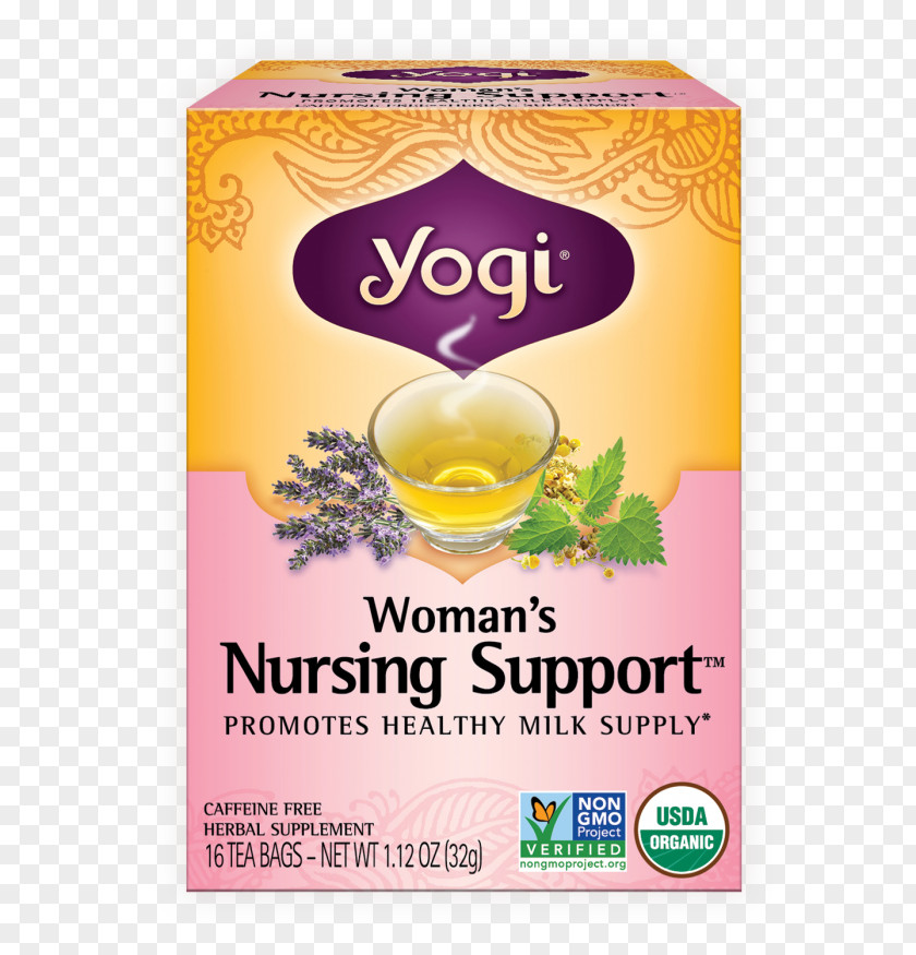 Anise Chamomile Tea Bags Yogi Breastfeeding Bag Herbal PNG