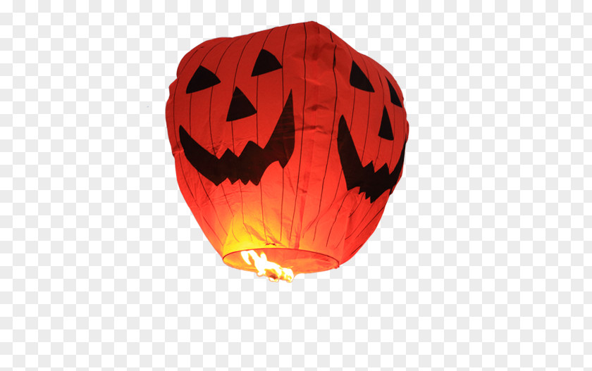 Halloween Jack-o'-lantern Sky Lantern Paper PNG