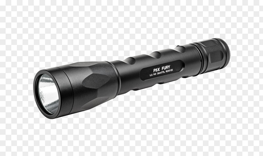 Light Flashlight SureFire P3X Fury Tactical PNG
