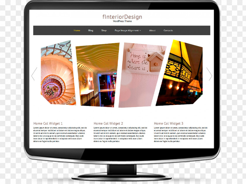 WordPress Responsive Web Design Website Theme Multimedia PNG