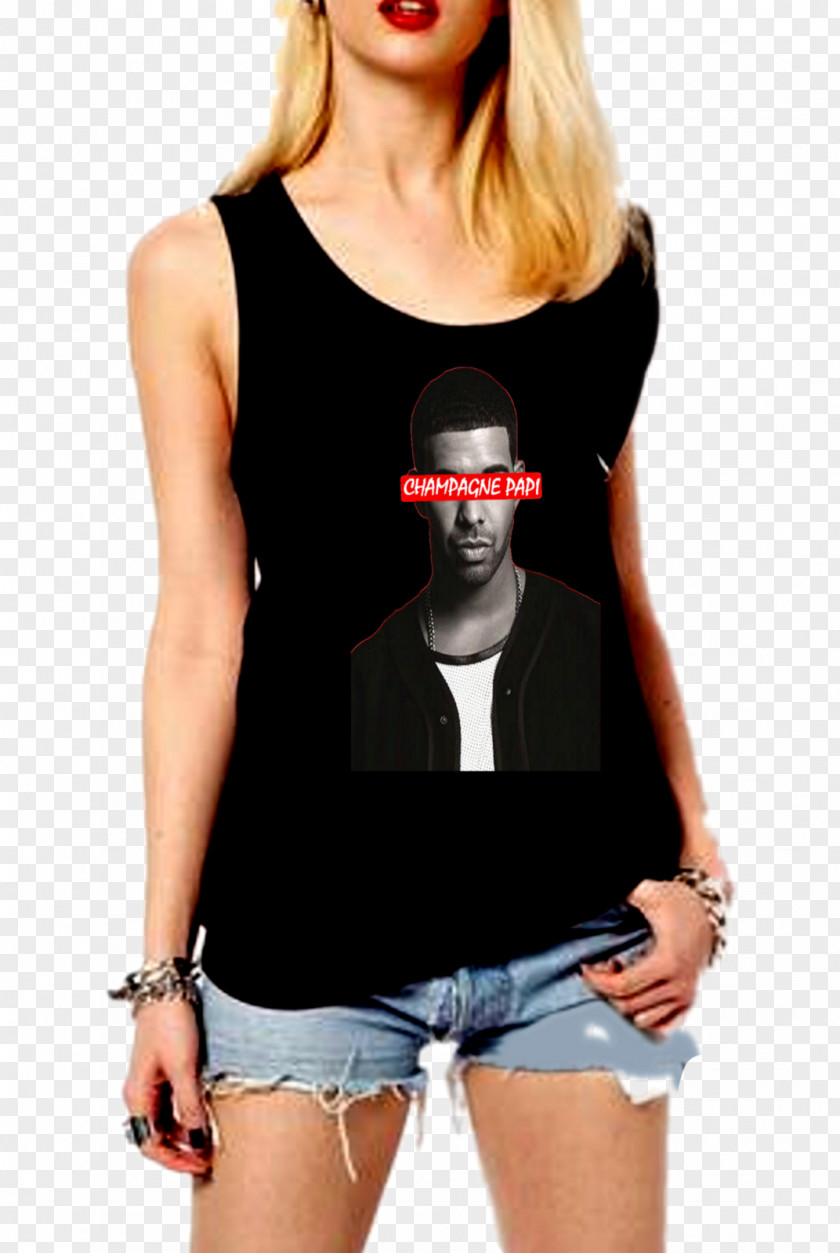 Drake T-shirt Sleeveless Shirt Clothing Top PNG